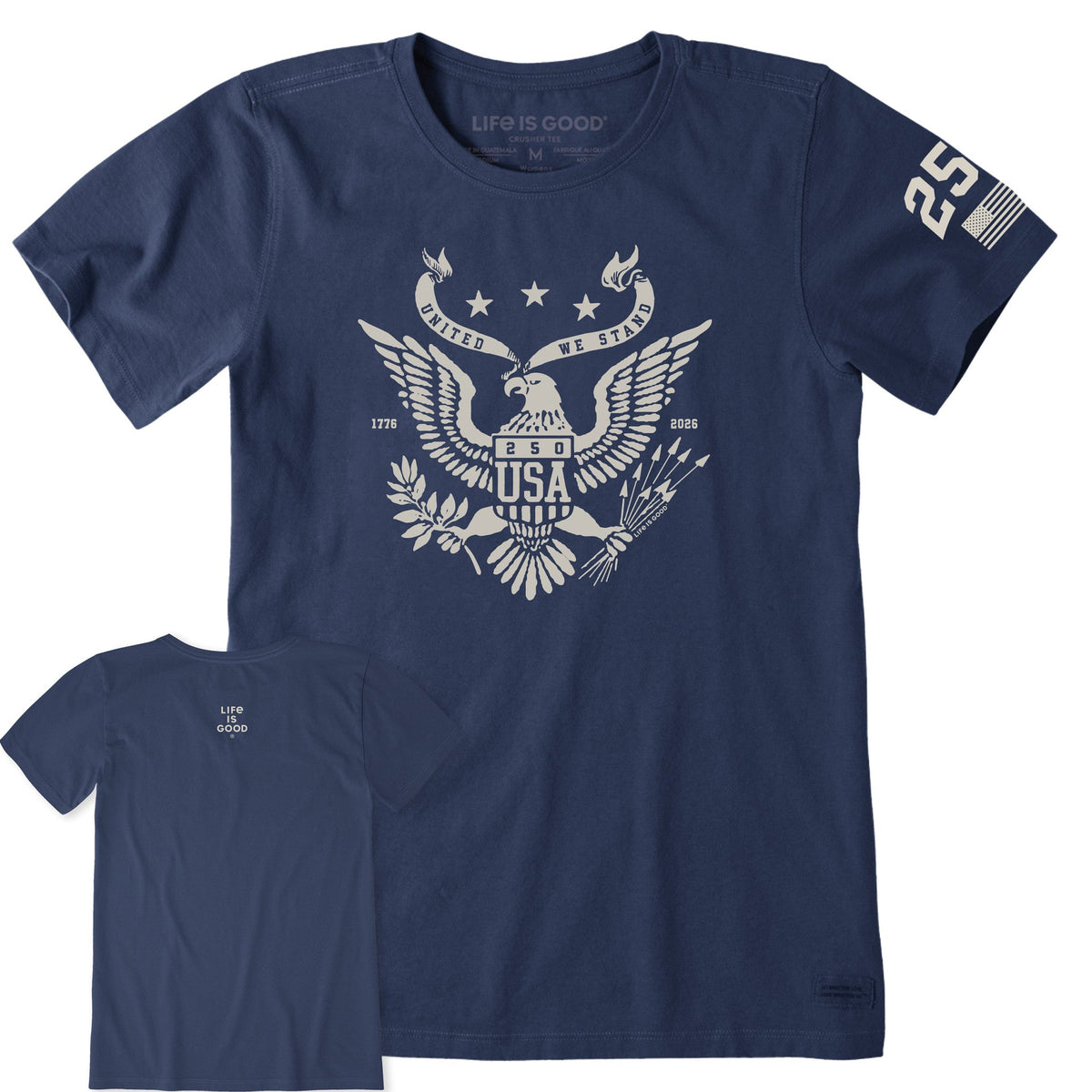 Women's USA Eagle Emblem Short Sleeve Crusher Tee product image 9