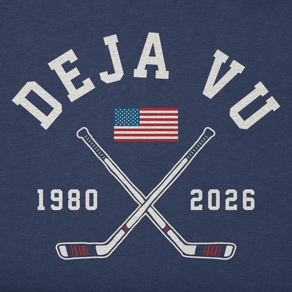 Kids Deja Vu Hockey Stick Cross Short Sleeve Crusher Tee product image 2