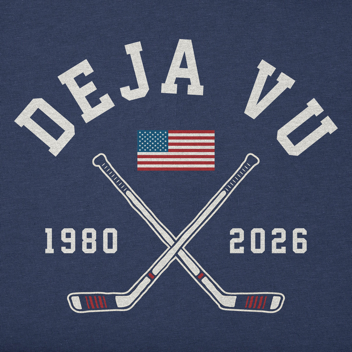 Kids Deja Vu Hockey Stick Cross Short Sleeve Crusher Tee product image 2