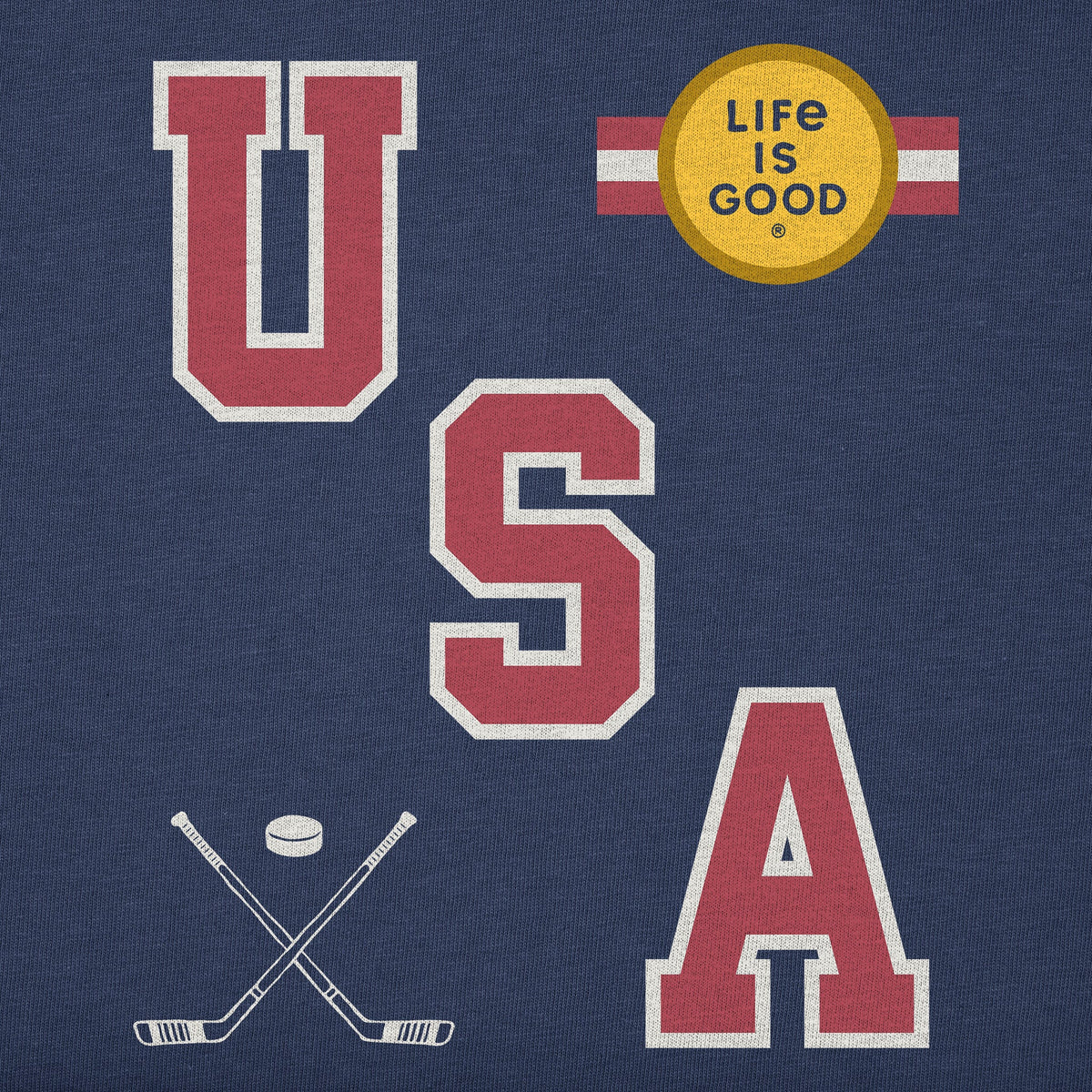 Kids USA Hockey Gold Long Sleeve Crusher Tee product image 2