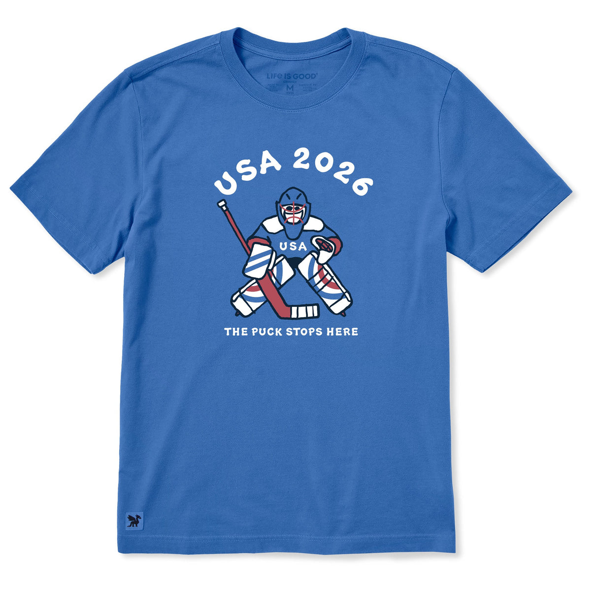 Men's USA The Puck Stops Here Short Sleeve Crusher Tee product image 1