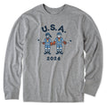 Men's Jake and Jackie Hockey Long Sleeve Crusher Tee product image 1