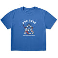Women's USA The Puck Stops Here Short Sleeve Crusher Boxy product image 1