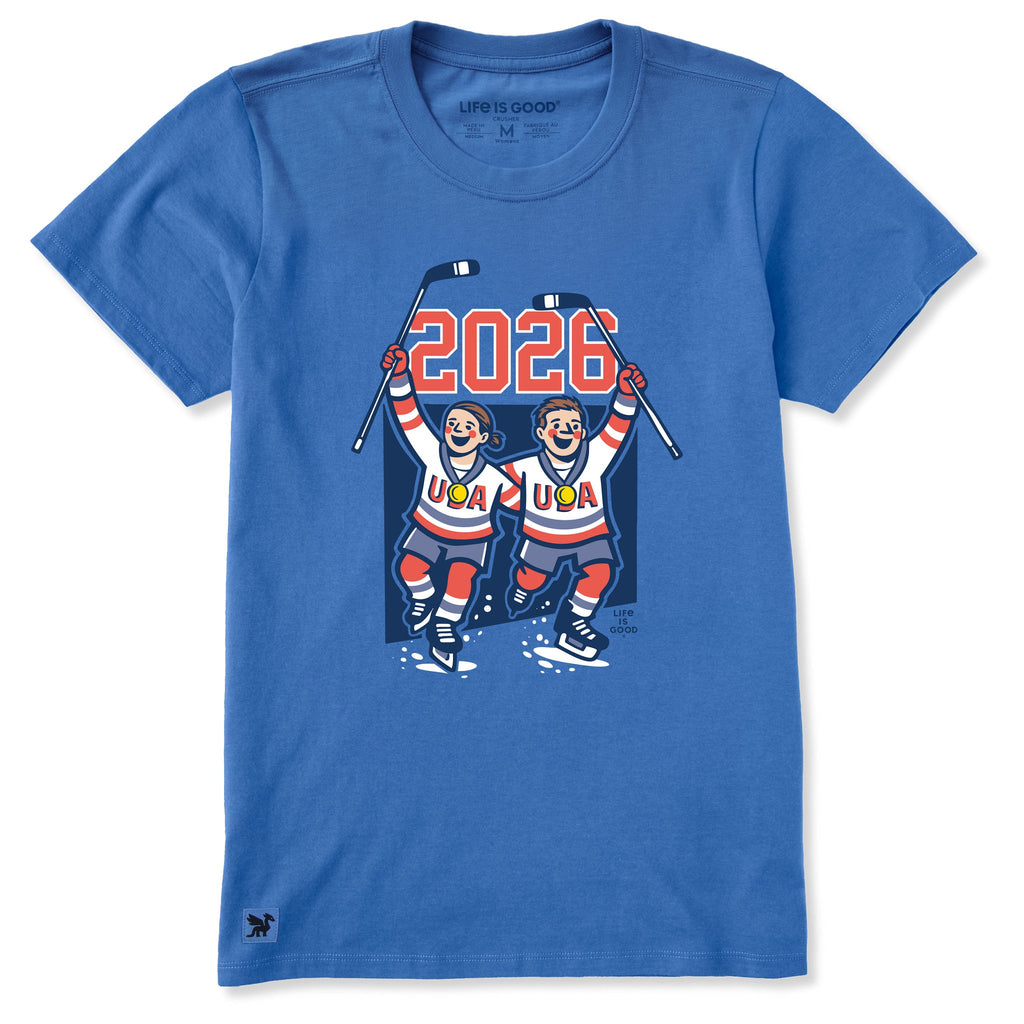 Women's USA Hockey 2026 Short Sleeve Crusher Tee product image 1