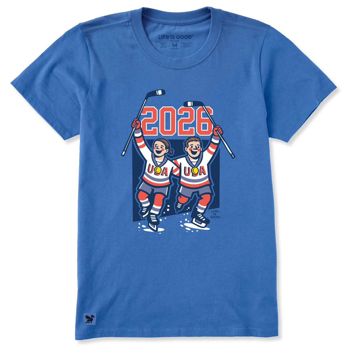 Women's USA Hockey 2026 Short Sleeve Crusher Tee product image 1