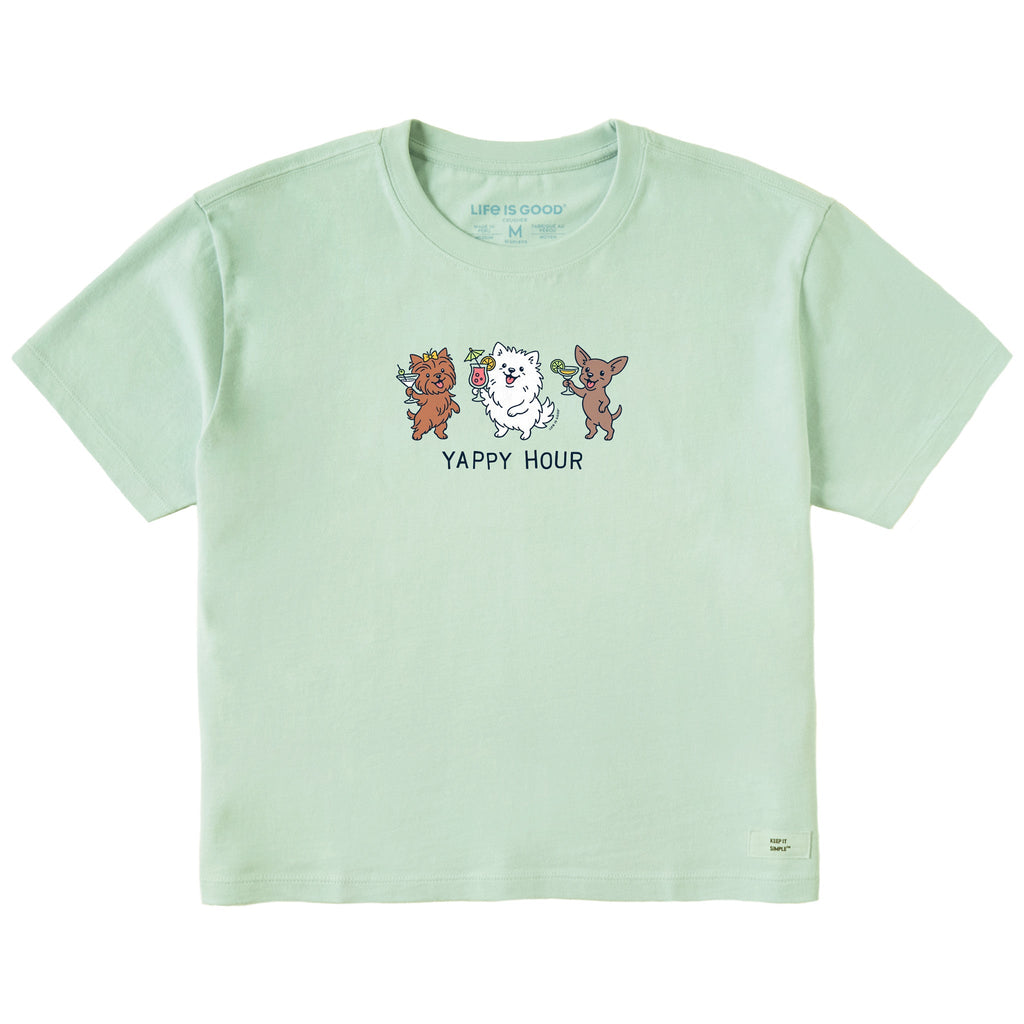 Women's Yappy Hour Short Sleeve Crusher Boxy Tee product image 1