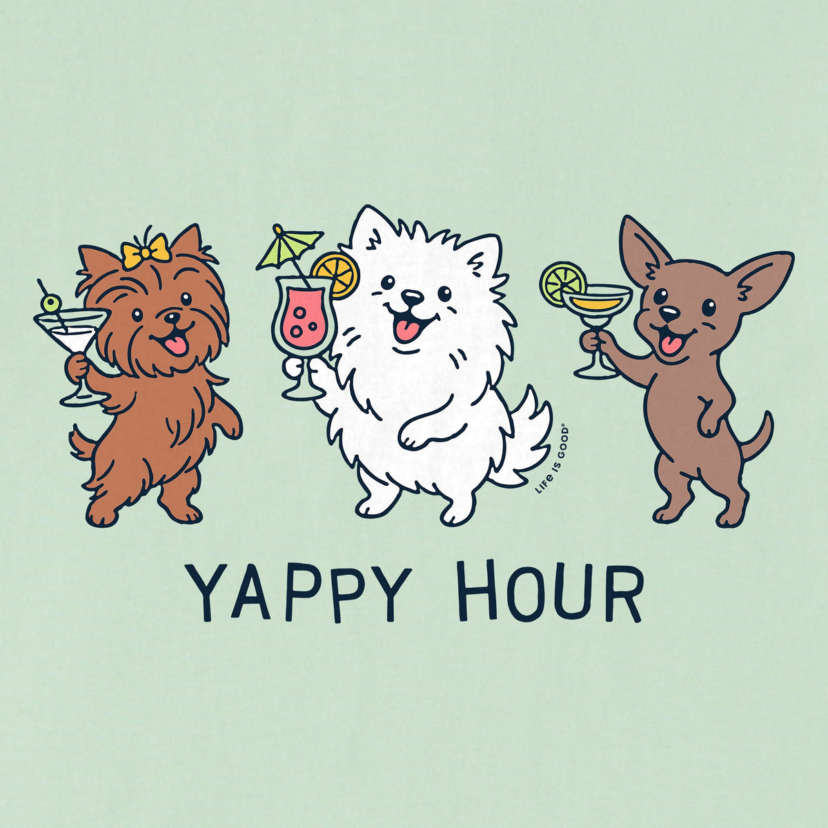 Women's Yappy Hour Short Sleeve Crusher Boxy Tee product image 2