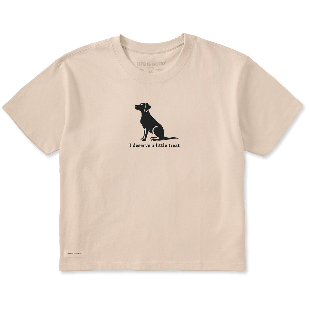 Women's Dog Treat Short Sleeve Crusher Boxy Tee product image 1