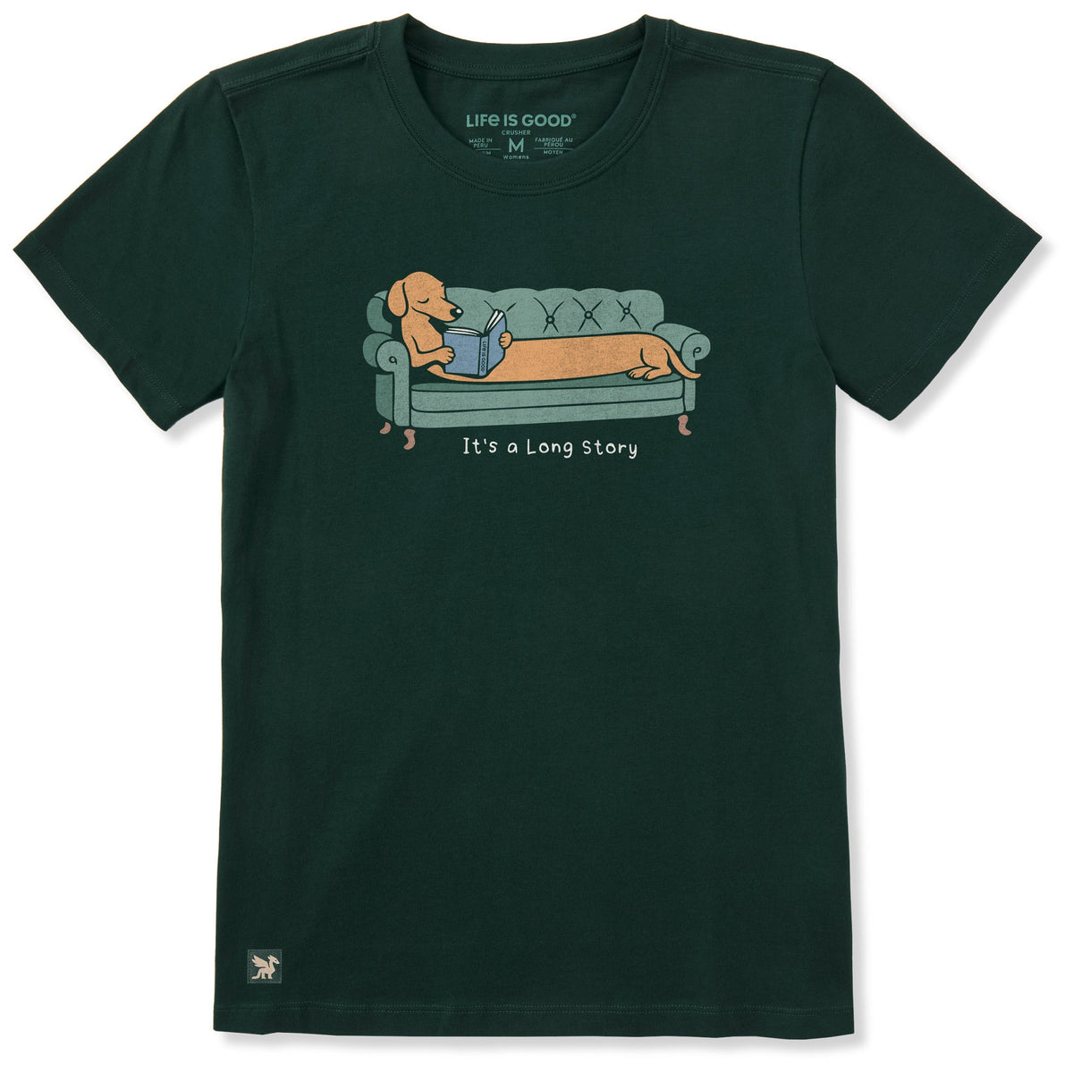 Women's It's a Long Story Short Sleeve Crusher Tee product image 1