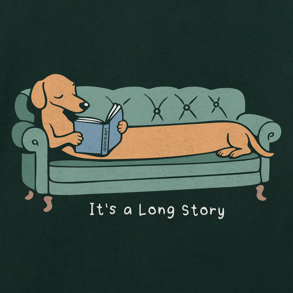 Women's It's a Long Story Short Sleeve Crusher Tee product image 2