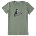 Women's Do What You Love Cat Short Sleeve Crusher Tee product image 1