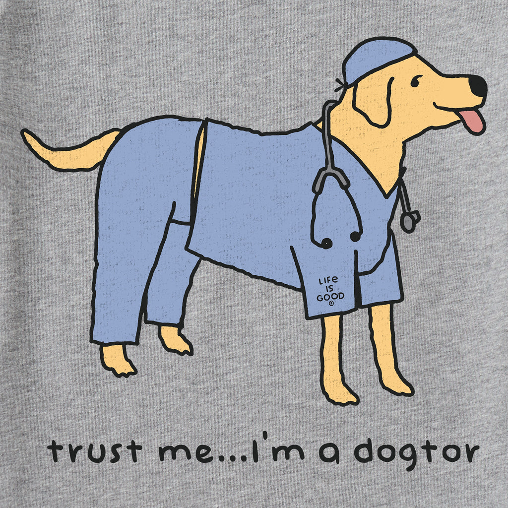 Women's Trust Me I'm a Dogtor Short Sleeve Crusher Tee product image 2