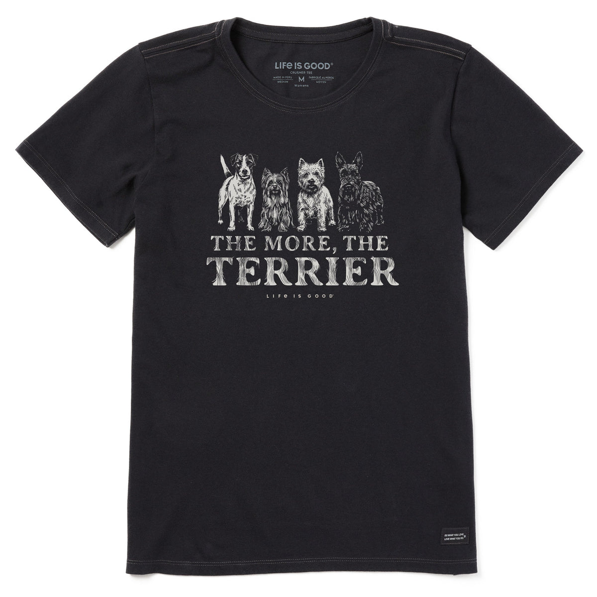 Women's The More Terrier Short Sleeve Crusher Tee product image 1