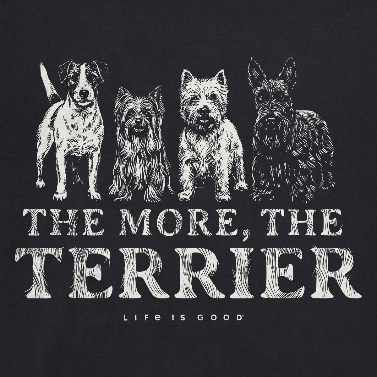 Women's The More Terrier Short Sleeve Crusher Tee product image 2