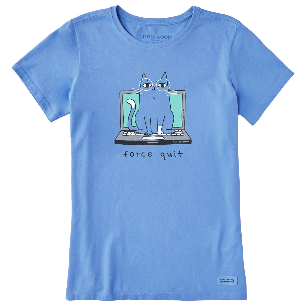 Women's Force Quit Cat Short Sleeve Crusher Tee product image 1