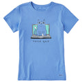 Women's Force Quit Cat Short Sleeve Crusher Tee product image 1