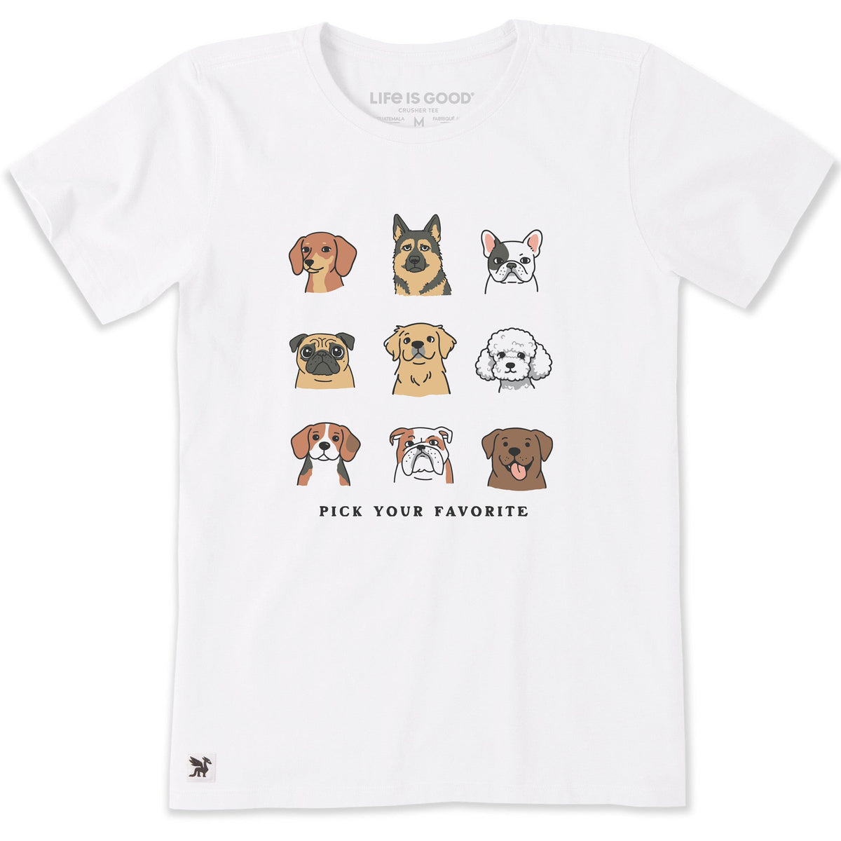 Women's Pick Your Favorite Dog Short Sleeve Crusher Tee product image 1