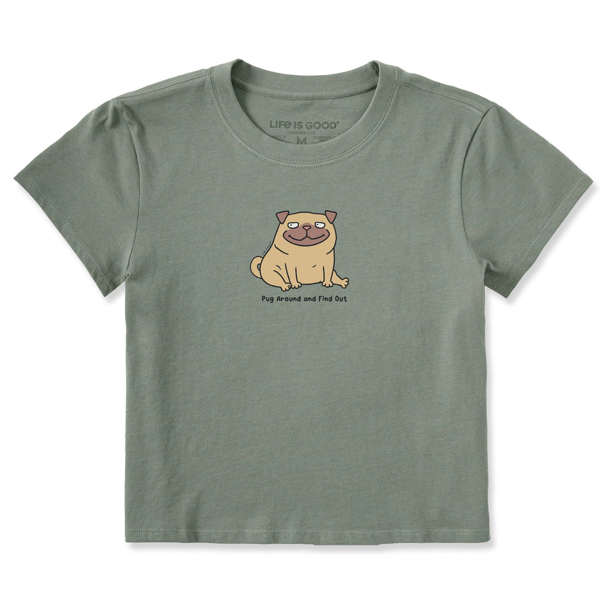 Women's Pug Around and Find Out Crusher-LITE Shrunken Tee product image 1
