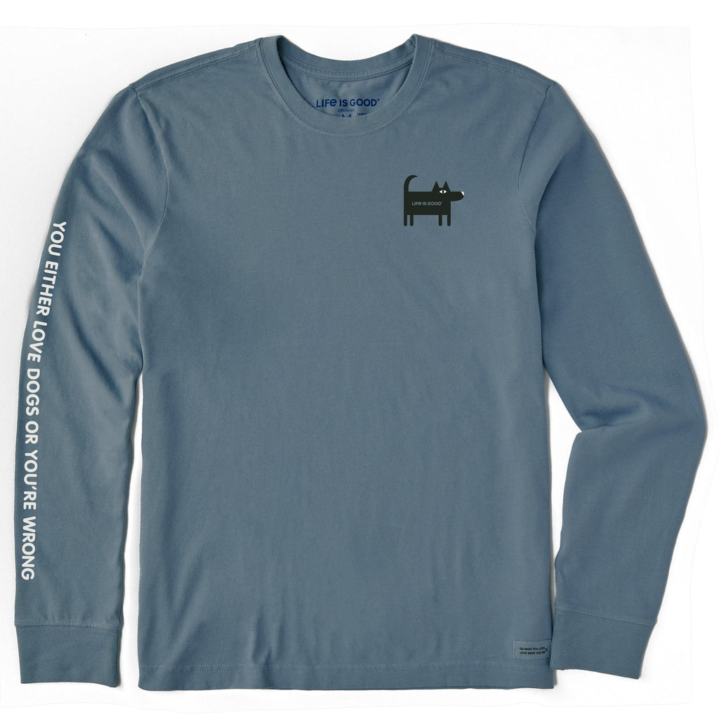 Men's Bert's Love Dogs Long Sleeve Crusher Tee product image 1