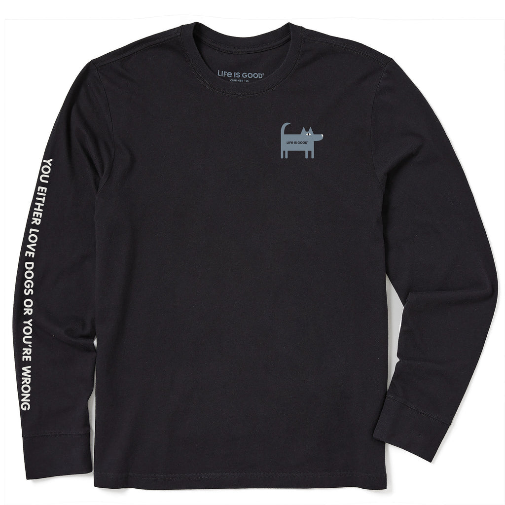 Men's Bert's Love Dogs Long Sleeve Crusher Tee product image 5