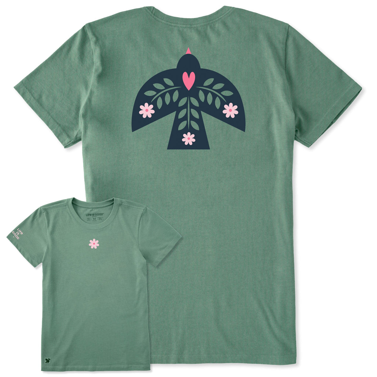 Women's Bert's Love Bird Short Sleeve Crusher Tee product image 5