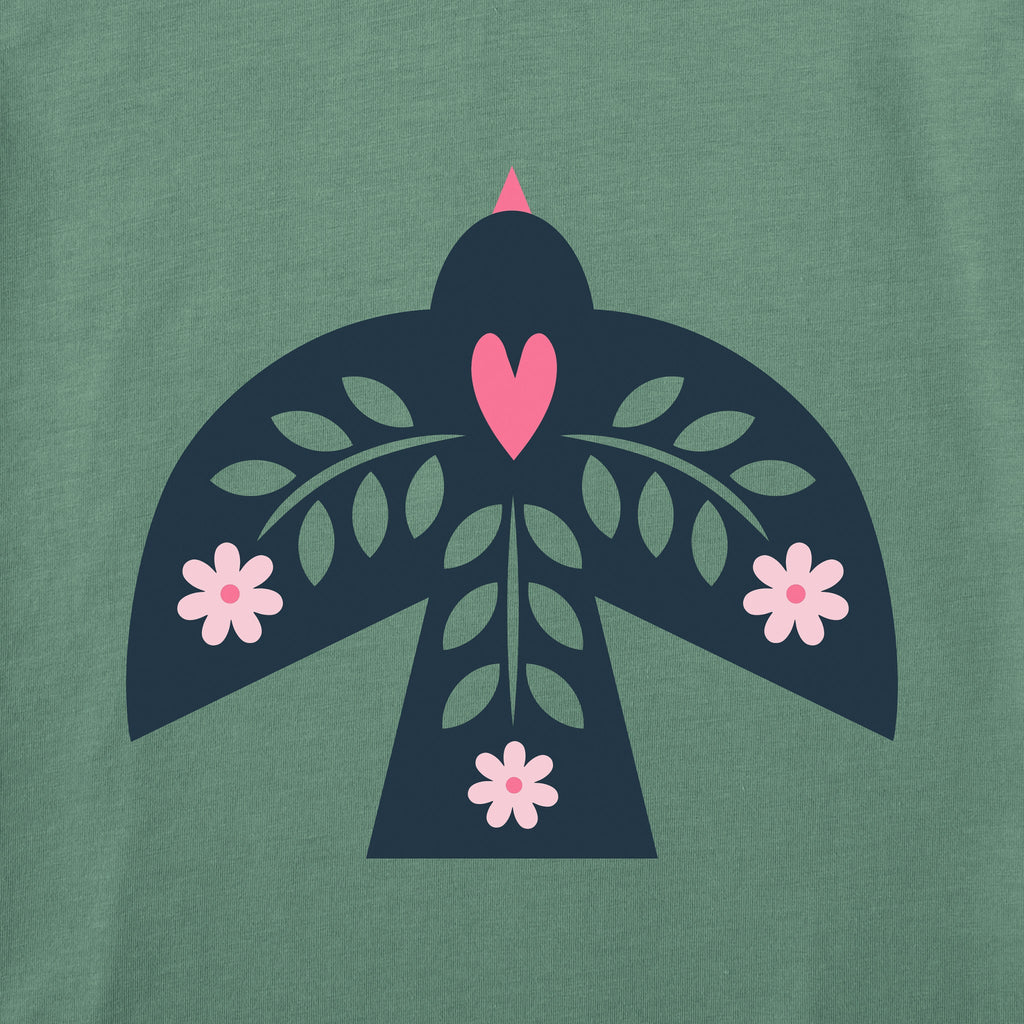 Women's Bert's Love Bird Short Sleeve Crusher Tee product image 6