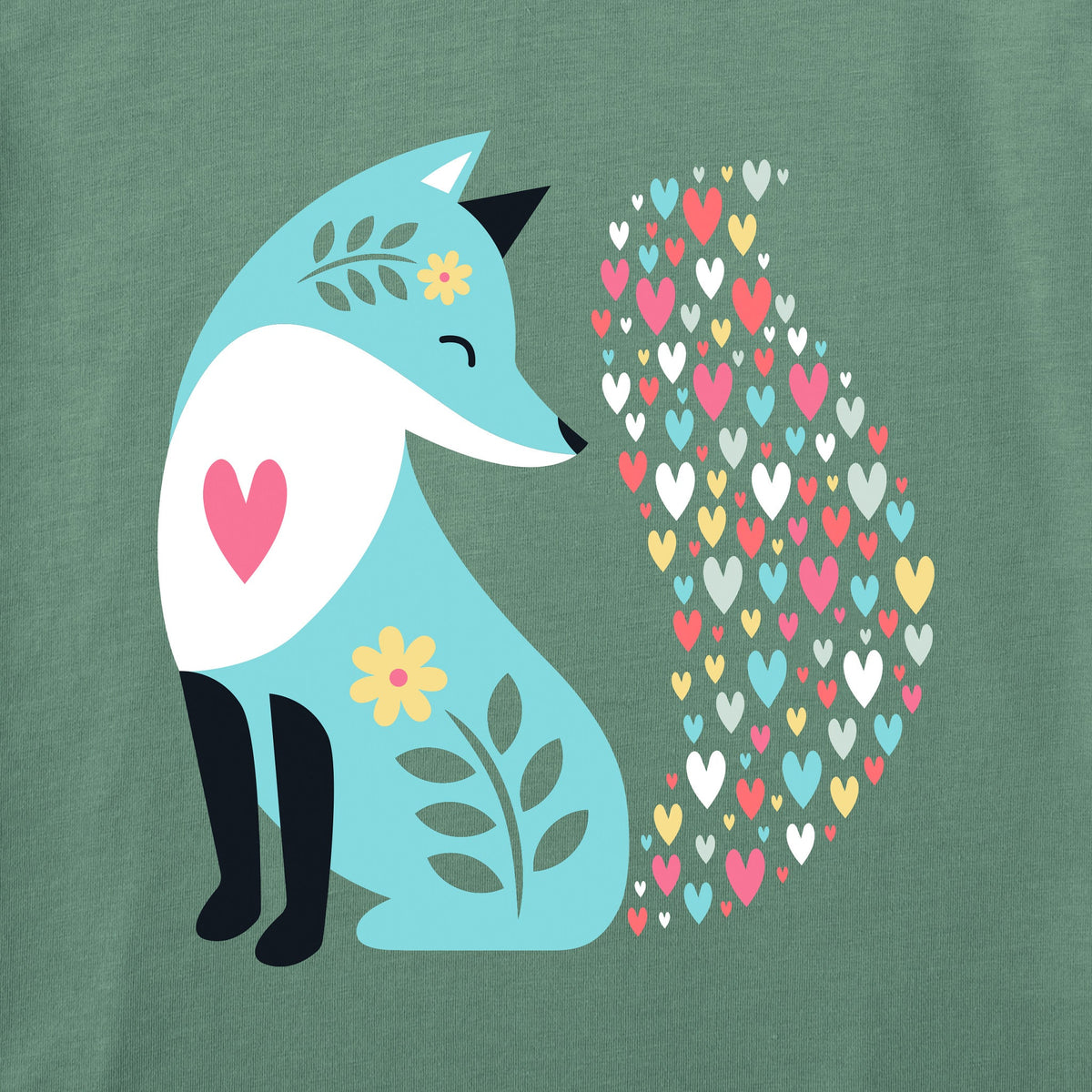 Women's Bert's Fox Crusher-LITE Shrunken Tee product image 5