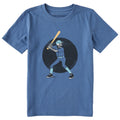 Kids Baseball Skeleton Short Sleeve Crusher Tee product image 1