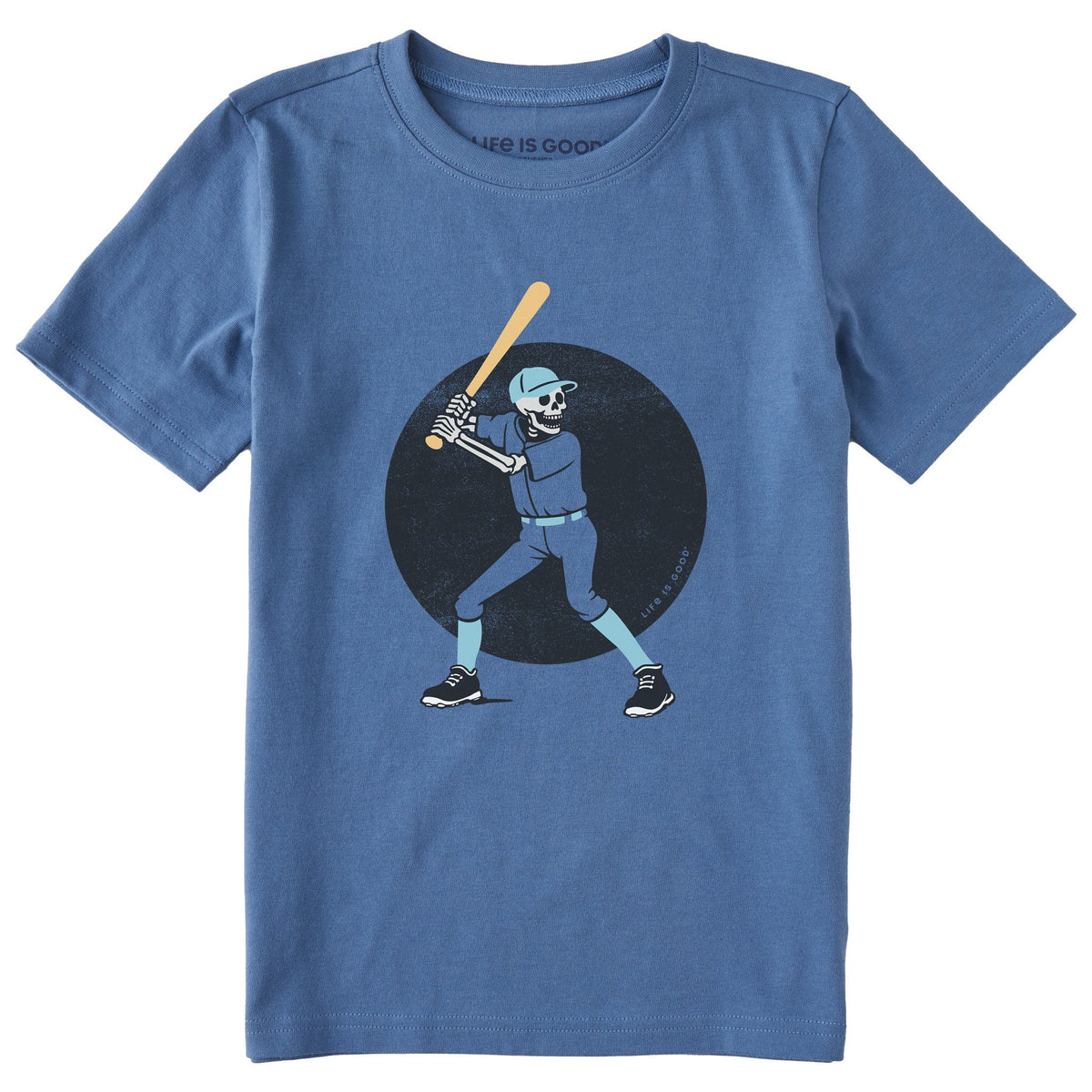 Kids Baseball Skeleton Short Sleeve Crusher Tee product image 1