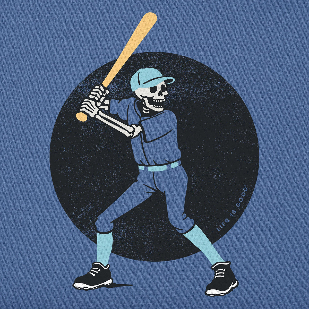 Kids Baseball Skeleton Short Sleeve Crusher Tee product image 2
