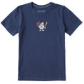 Kids #1 Baseball Guy Short Sleeve Crusher Tee product image 1