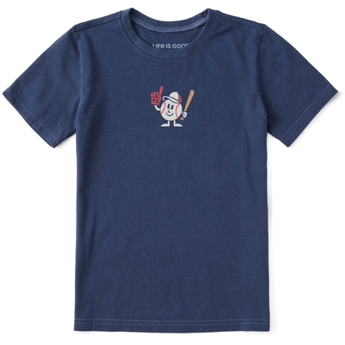 Kids #1 Baseball Guy Short Sleeve Crusher Tee product image 1