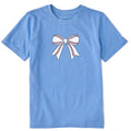 Kids Baseball Bow Short Sleeve Crusher Tee product image 1