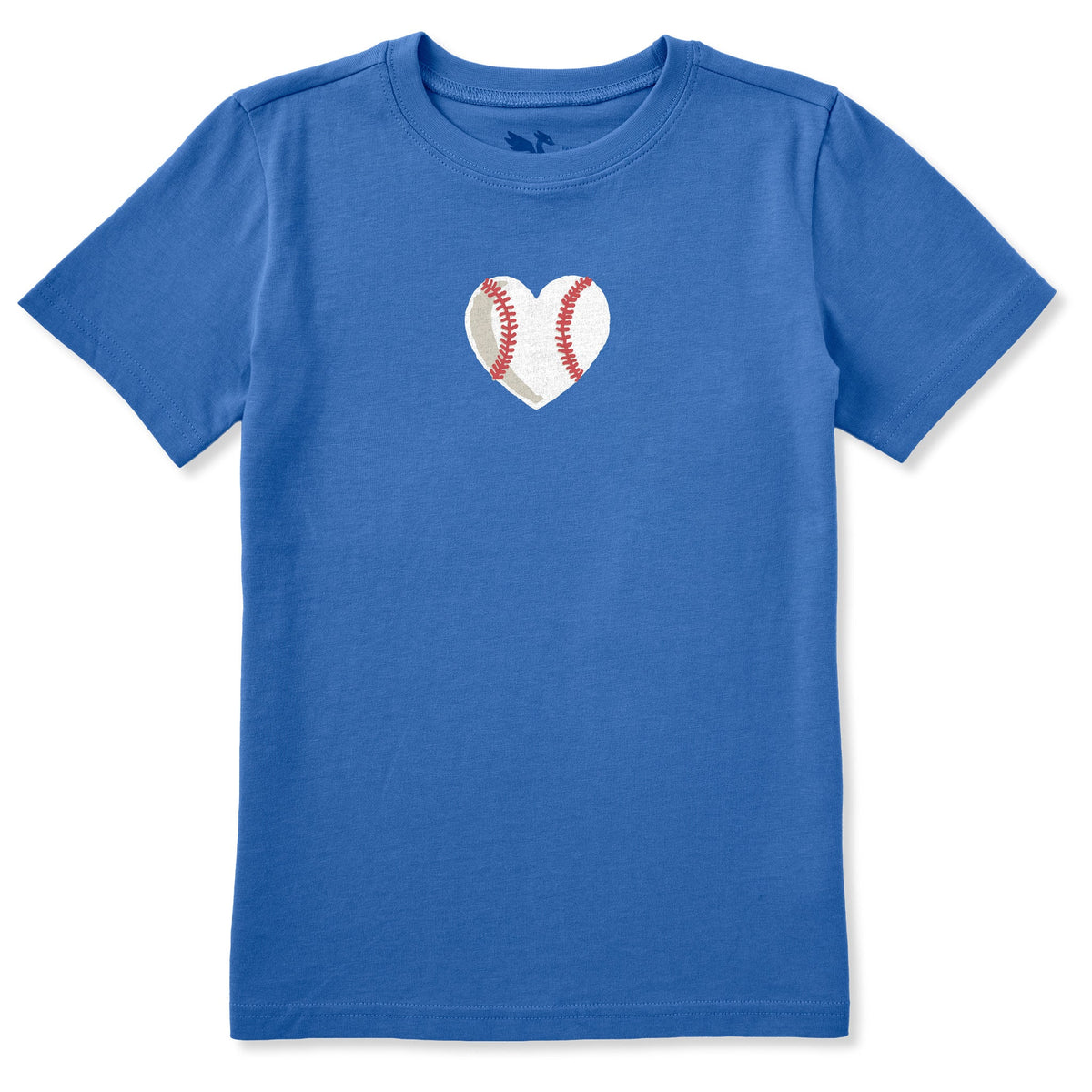 Kids Baseball Heart Short Sleeve Crusher Tee product image 1