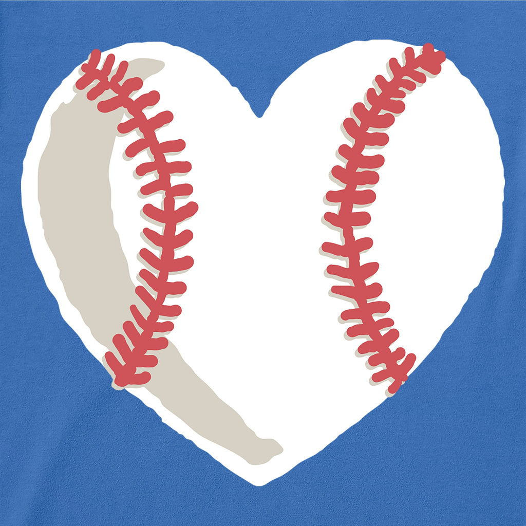 Kids Baseball Heart Short Sleeve Crusher Tee product image 2
