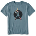 Men's Baseball Skeleton Short Sleeve Crusher Tee product image 1