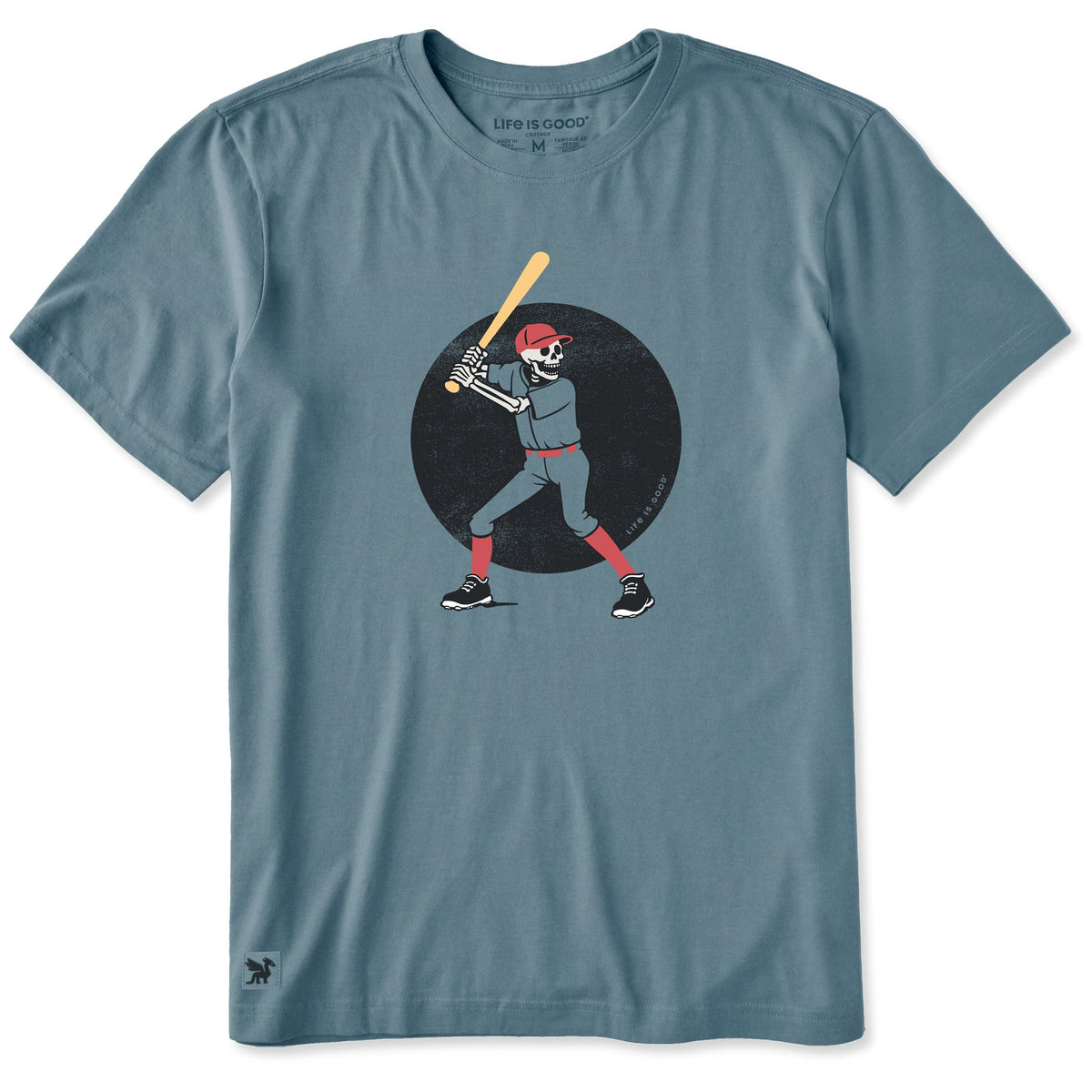 Men's Baseball Skeleton Short Sleeve Crusher Tee product image 1