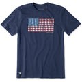 Men's Baseball Bats Flag Short Sleeve Crusher Tee product image 1