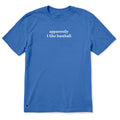 Men's Apparently I Like Baseball Short Sleeve Crusher Tee product image 1