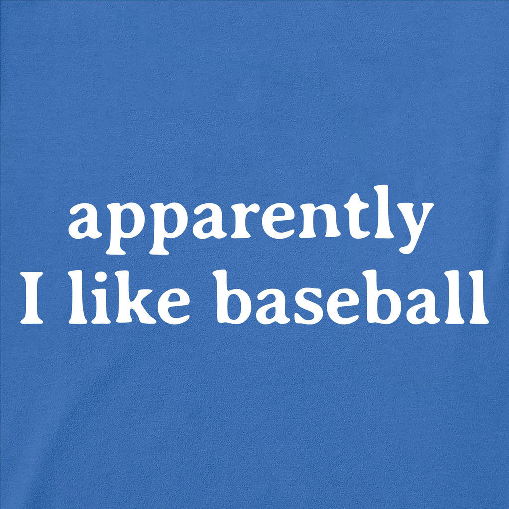 Men's Apparently I Like Baseball Short Sleeve Crusher Tee product image 2