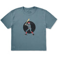 Women's Baseball Skeleton Short Sleeve Crusher Boxy Tee product image 1