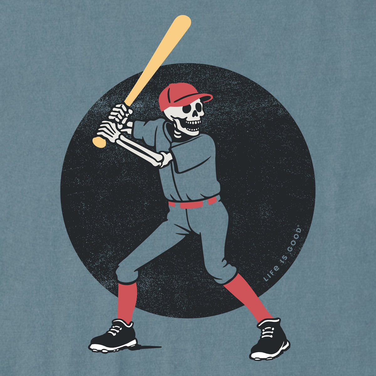 Women's Baseball Skeleton Short Sleeve Crusher Boxy Tee product image 2