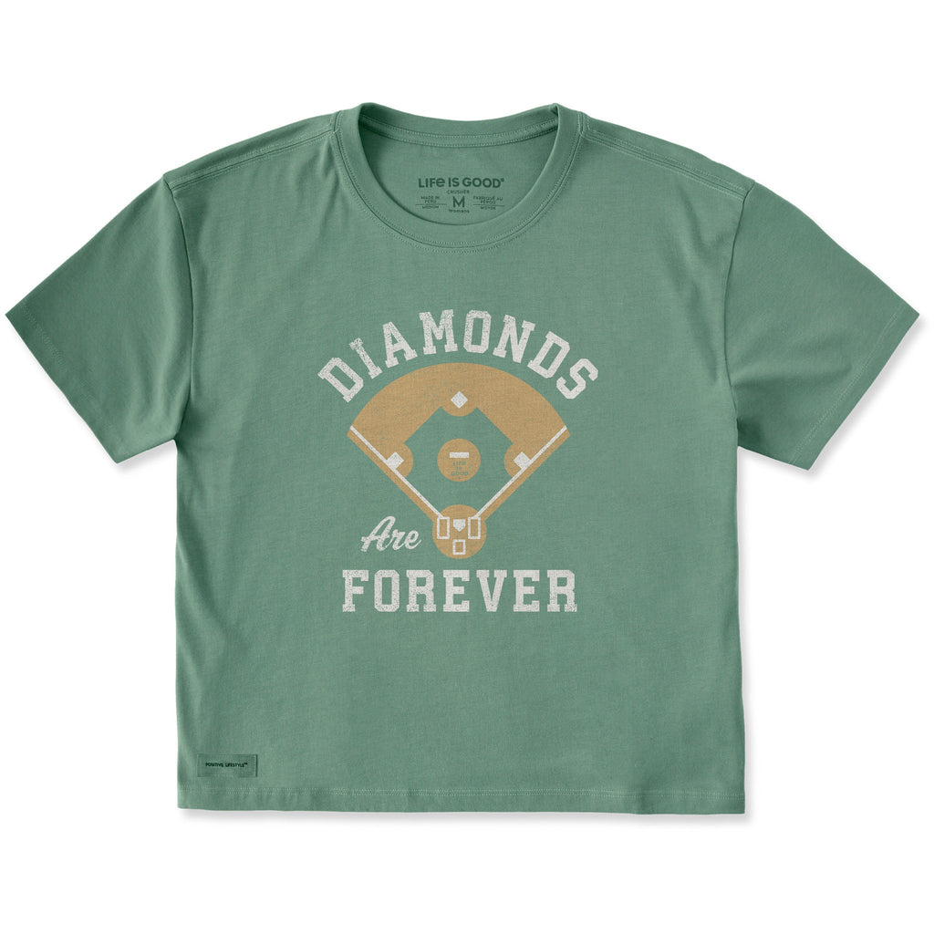 Women's Diamonds are Forever Short Sleeve Crusher Boxy Tee product image 1