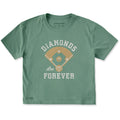Women's Diamonds are Forever Short Sleeve Crusher Boxy Tee product image 1