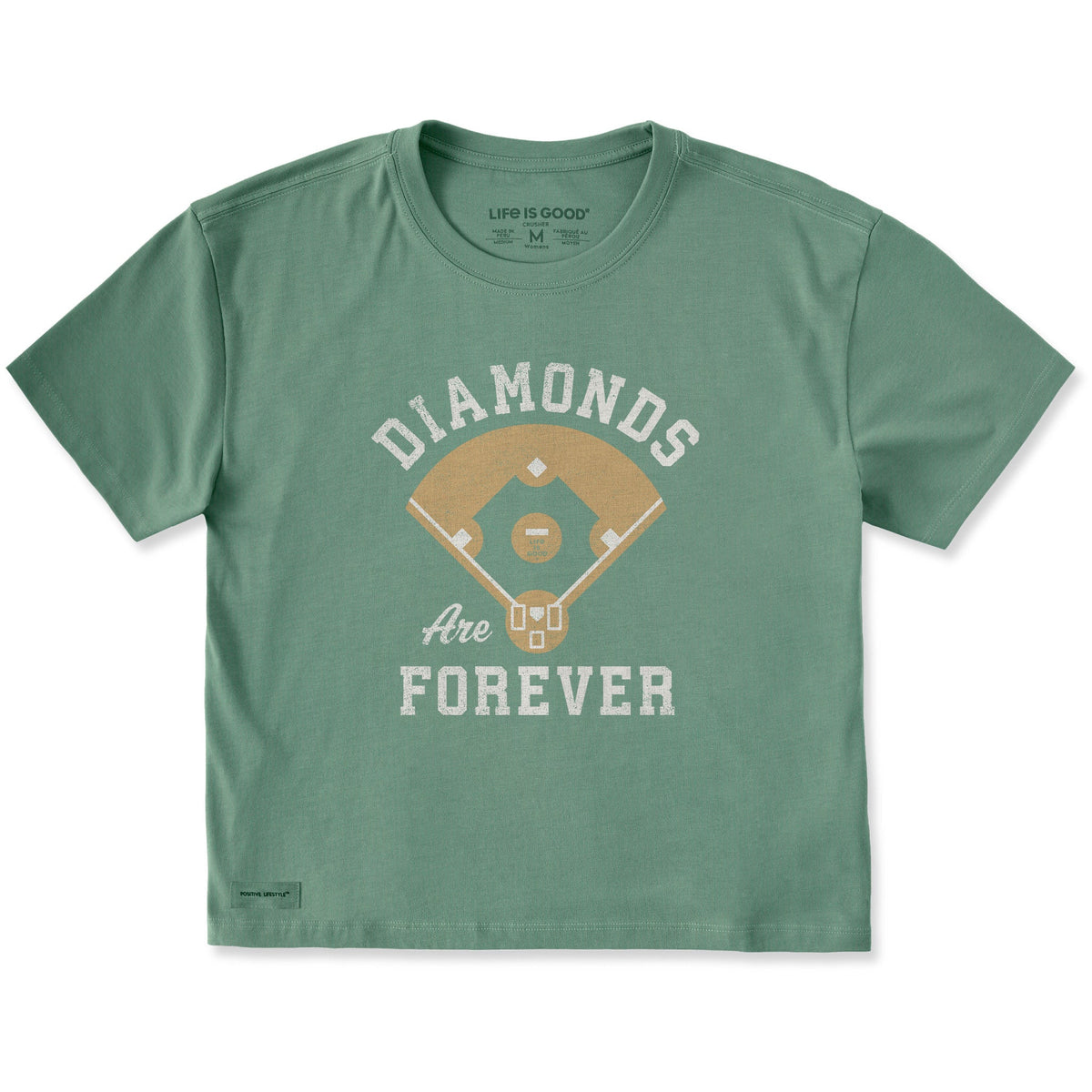 Women's Diamonds are Forever Short Sleeve Crusher Boxy Tee product image 1
