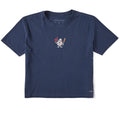 Women's #1 Baseball Guy Short Sleeve Crusher Boxy Tee product image 1
