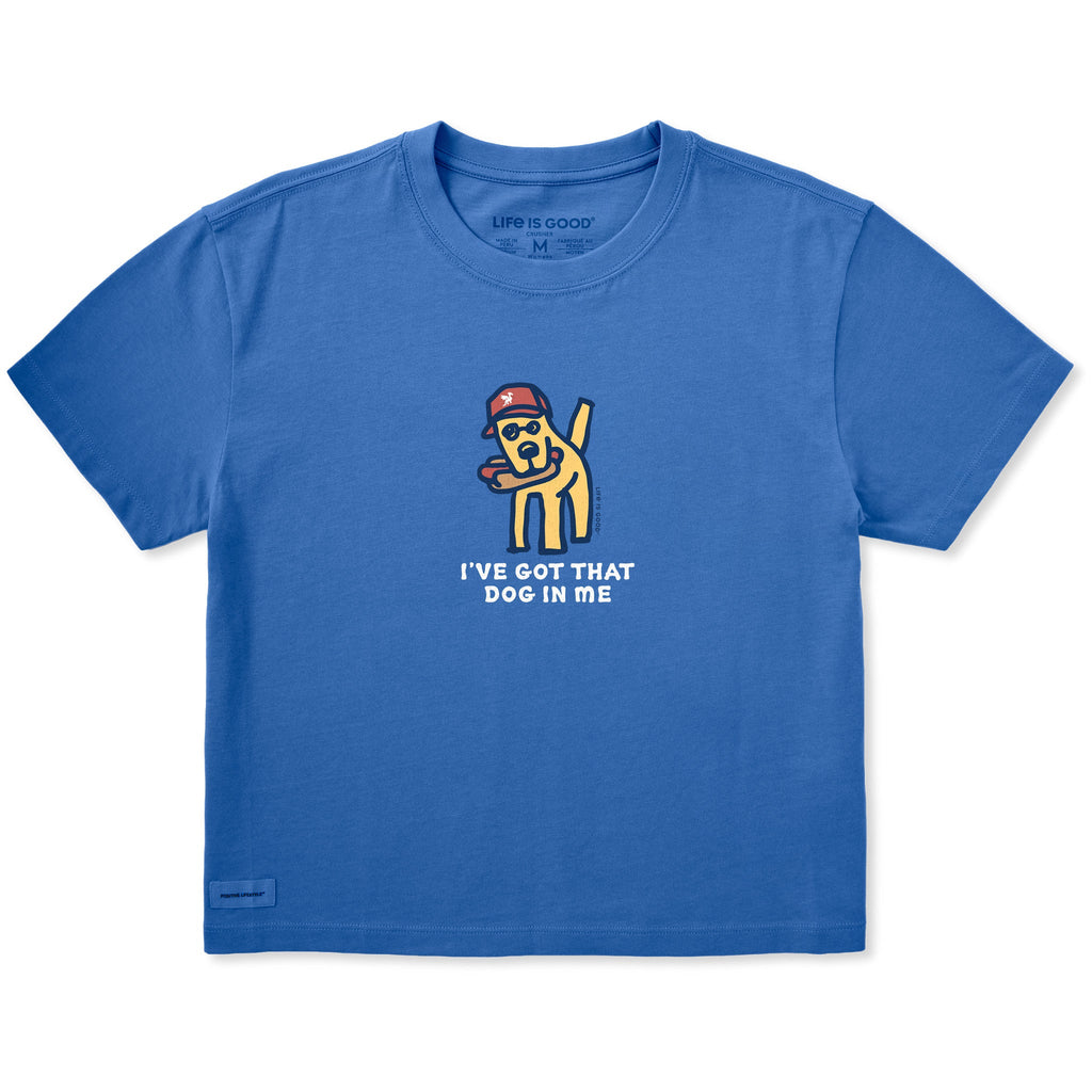 Women's I've Got That Dog in Me Short Sleeve Crusher Boxy product image 1