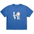 Women's Baseball Love Short Sleeve Crusher Boxy Tee product image 1
