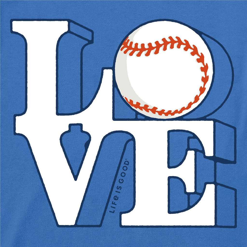 Women's Baseball Love Short Sleeve Crusher Boxy Tee product image 2
