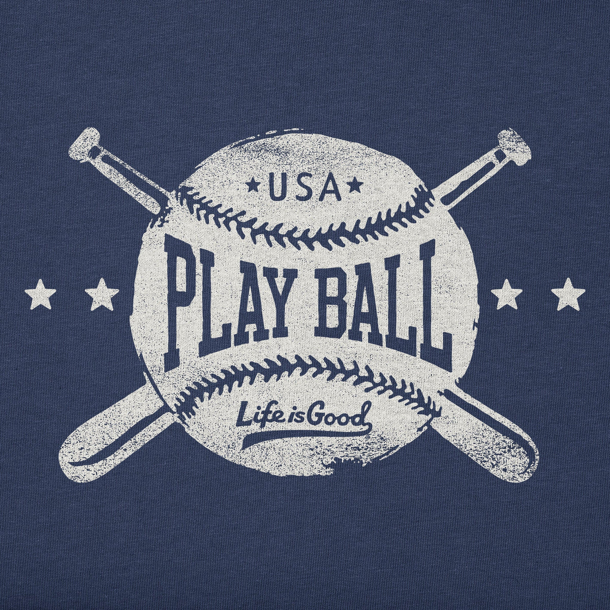 Women's Play Ball Crossed Bats Simply True Fleece Hoodie product image 2